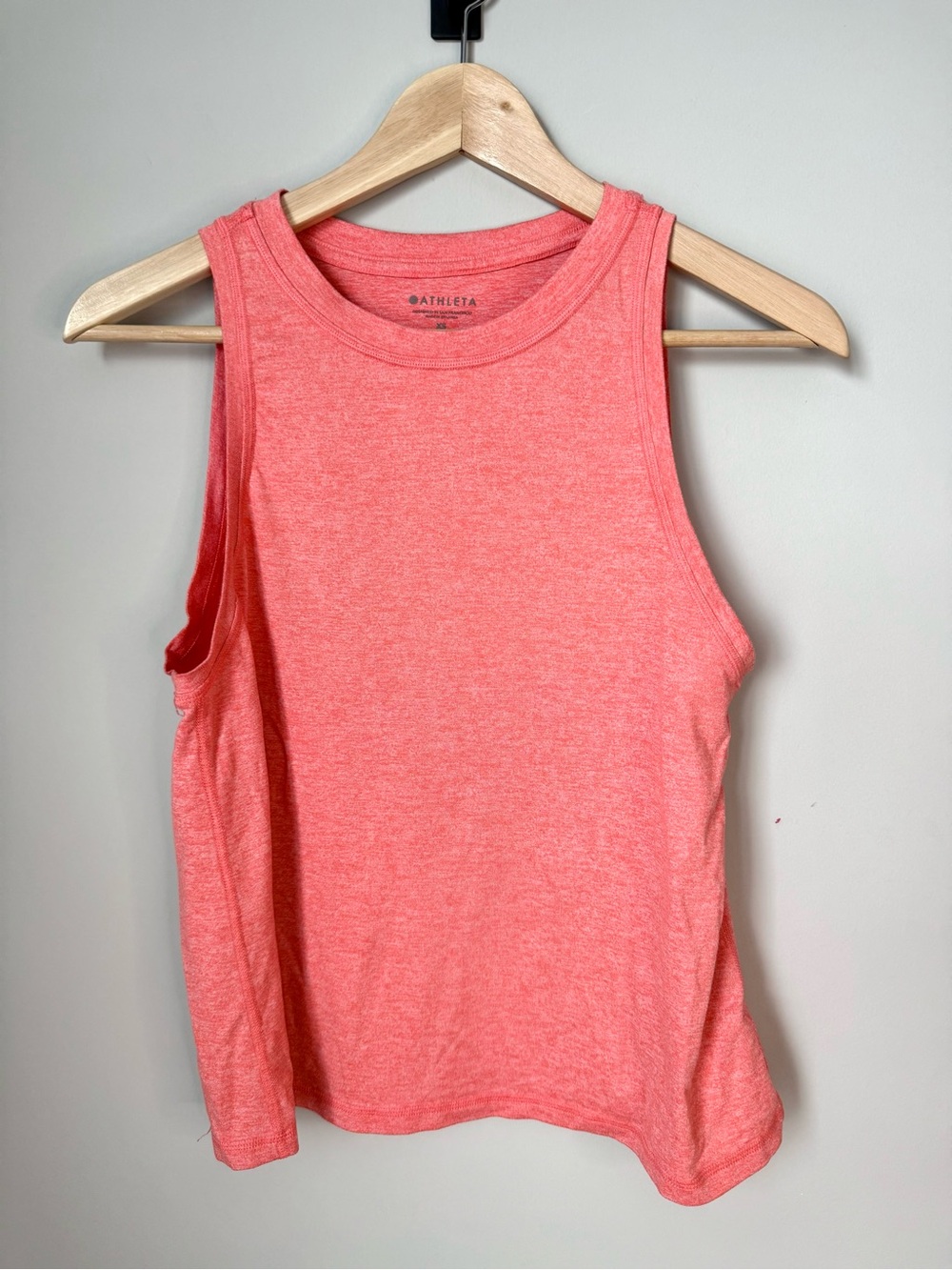 Athleta Soft Coral-Blend Racerback Workout Activewear Yoga Tank XS